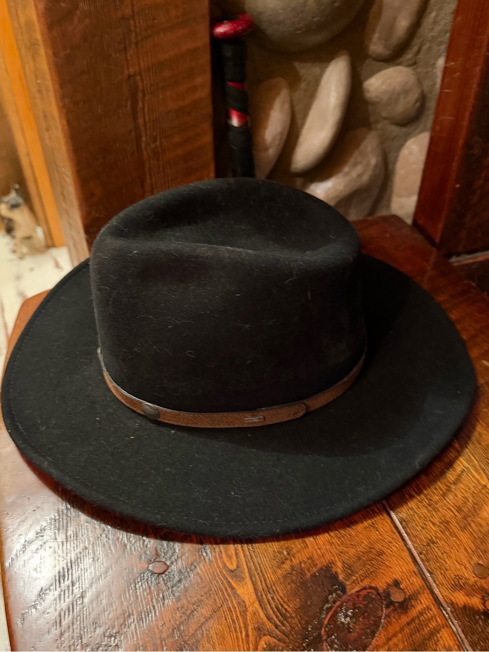 Stetson Fremont Crushable Packable Cowboy Hat Black size Large